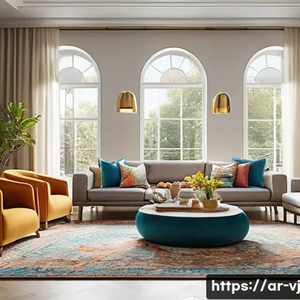 효율적인 멀티제너레이션 주거 공간 활용법 - A spacious, modern multi-generational living room designed for family interaction, featuring comfort...