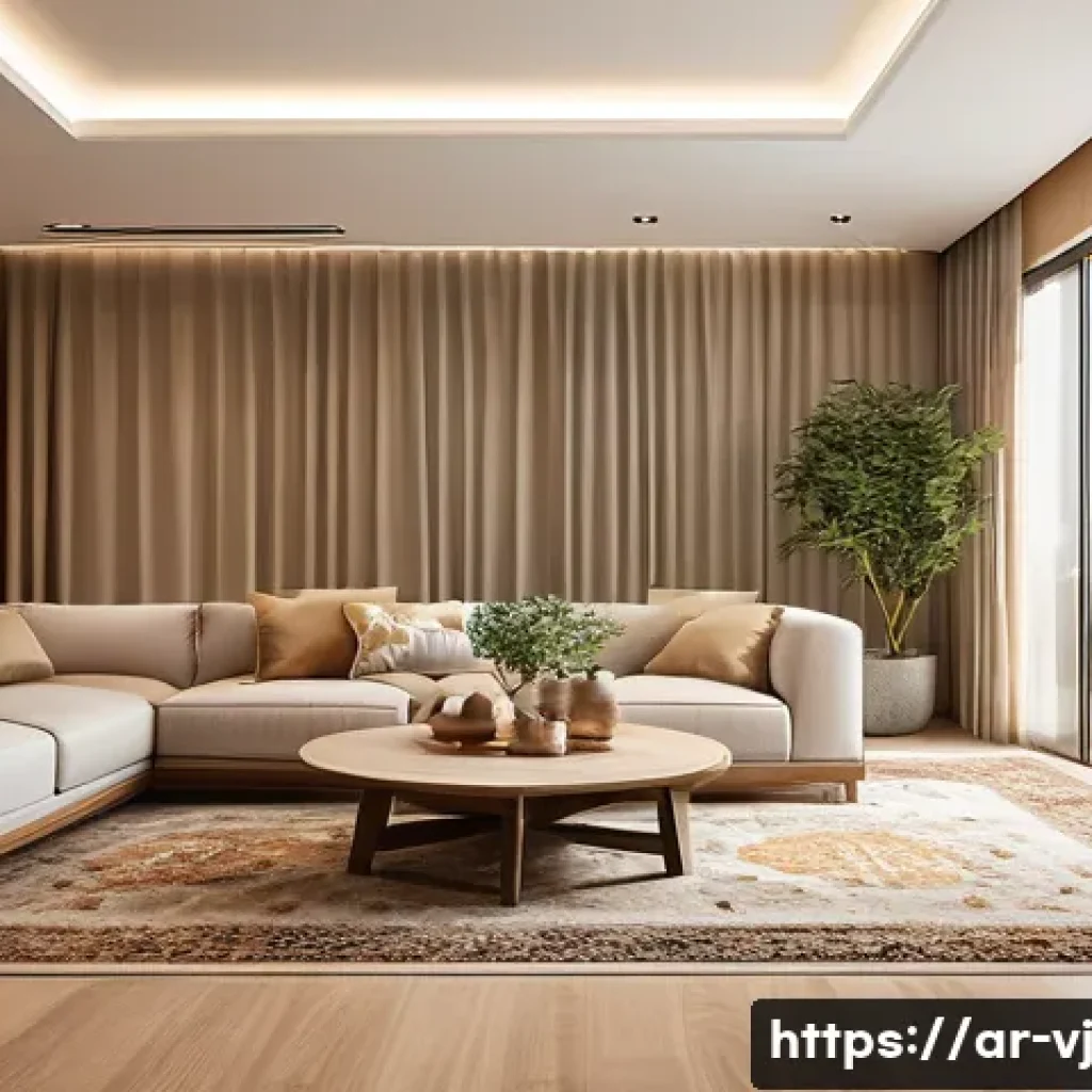 멀티제너레이션 주거를 위한 인테리어 팁 - A spacious multi-generational Arabic family home interior featuring distinct private zones for elder...