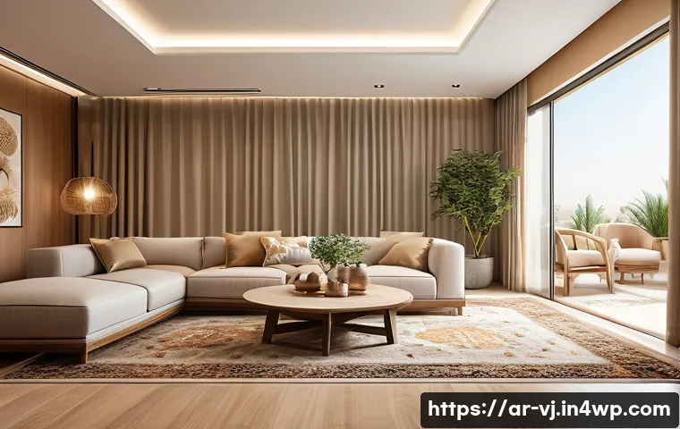 멀티제너레이션 주거를 위한 인테리어 팁 - A spacious multi-generational Arabic family home interior featuring distinct private zones for elder...